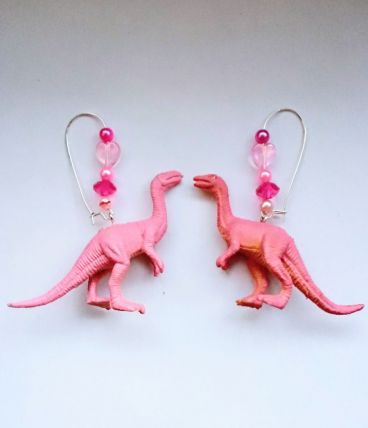 Boucles d’oreilles dinosaure , boucles d’oreilles Vélocirapt