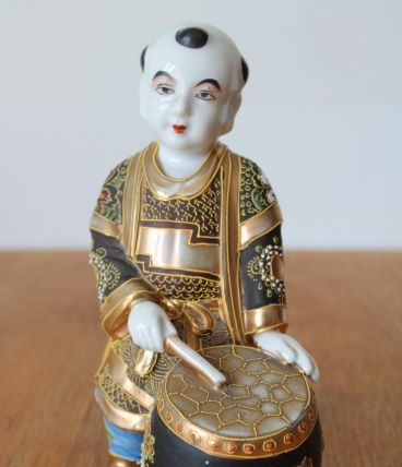 Statuette chinoise vintage céramique