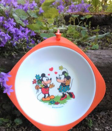Assiette à bouillie vintage - Walt Disney productions 