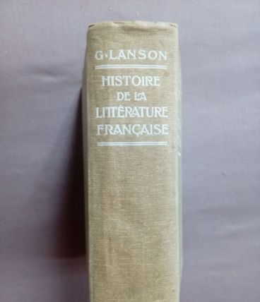 Histoire de la littérature française, Gustave Lanson