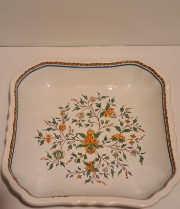 Vide poche Sainfoin faïence de Gien décor végétal