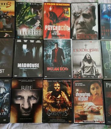 LOT 15 DVD HORREUR dont des  RARES 