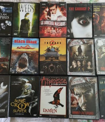 LOT 15 DVD HORREUR dont des  RARES