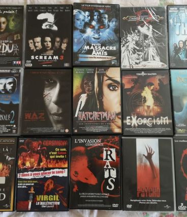 LOT 15 DVD HORREUR dont des  RARES