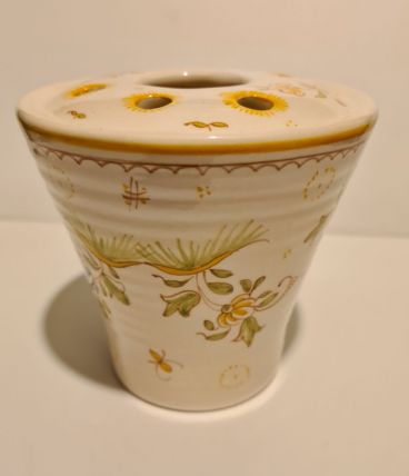 Pique Fleurs Atelier Regnier Desvres décor floral animaliier