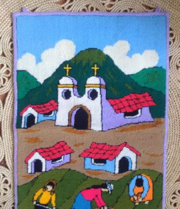 Tapisserie murale (Amérique du sud)