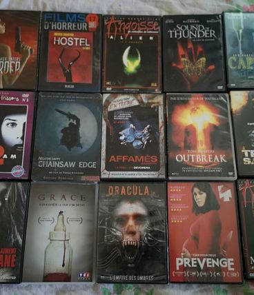 LOT de 15 DVD Films d'Horreur dont rares