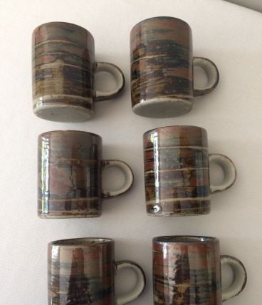 Service à café en grès 