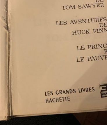 Les aventures de tom Saywer / Le prince et le pauvre / Les a