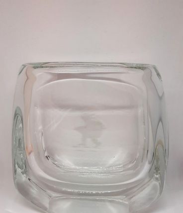 Vase vintage en cristal Orrefors