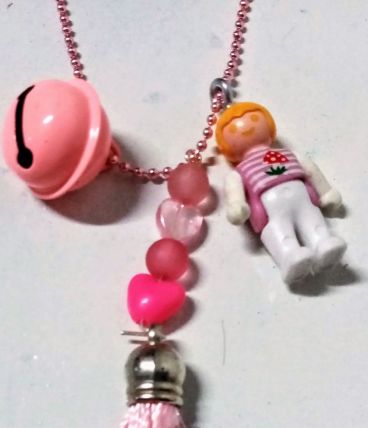 Collier Bola de grossesse rose Playmobil