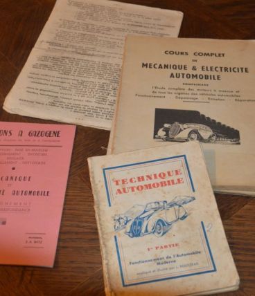  lot de livret  Mecanique , electrique, vintage 