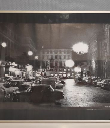 cadre photo originale vintage en noir et blanc