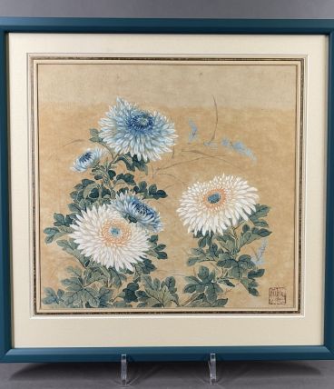 Estampe époque Quing  