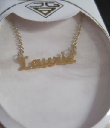 Collier chaine prenons LAURIE