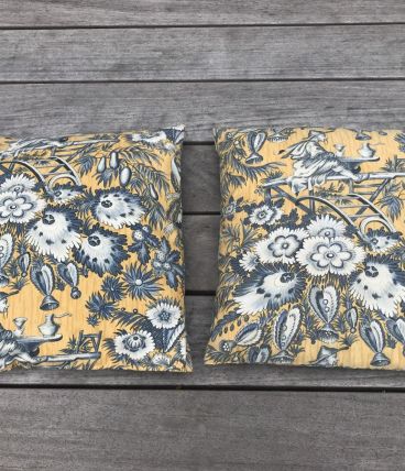Deux Coussins  Tissu Pierre Frey