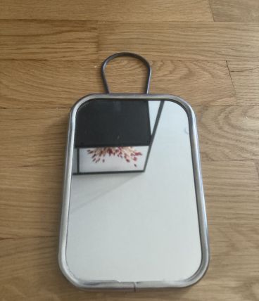 Miroir barbier vintage 10x15 cm