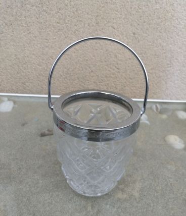 Sceaux à glaçons en verre Vintage 