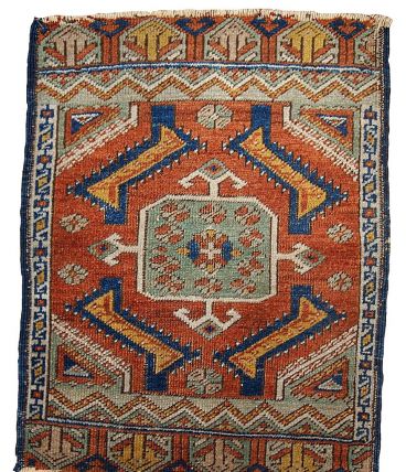 Tapis ancien Turc Yastik fait main, 1B347