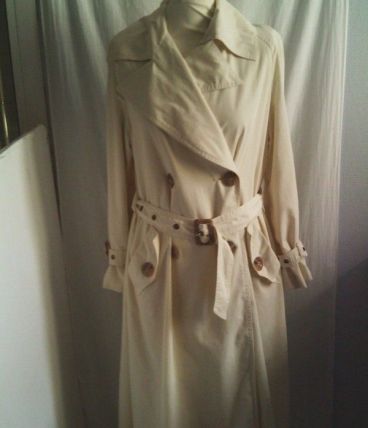 Manteau beige femme taille L 38 sans marque