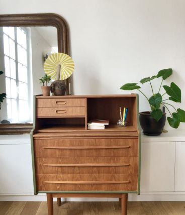 Secrétaire scandinave vintage