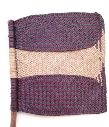 Ancien EVENTAIL Africain vintage, années 80