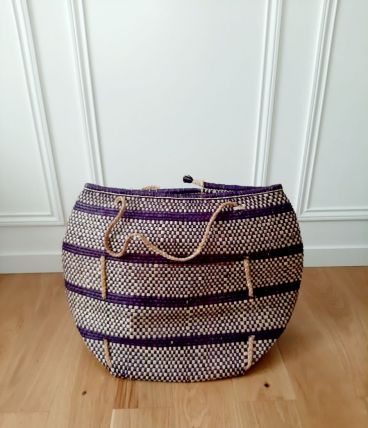 panier violet du Ghana avec hanse