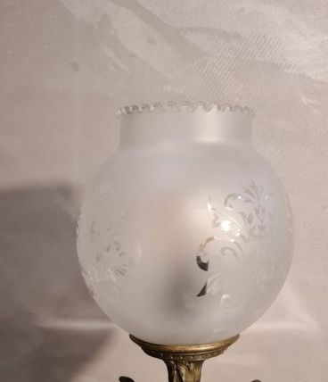 petite lampe  marbre art deco 25x15  electrectricite refait 