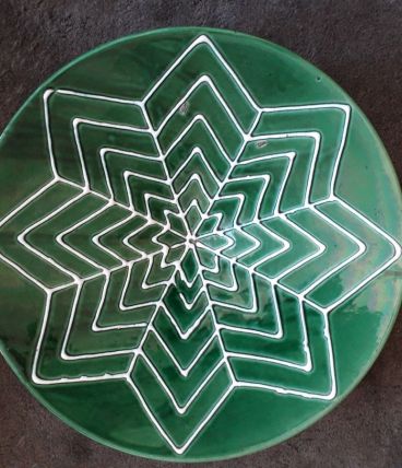 Grand plat en céramique Vallauris