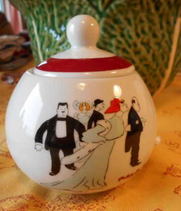 MAXIM'S SUCRIER BOITE A SUCRE VINTAGE 80 NEUF  BOITE