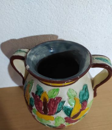 Vase Cerart Monaco vintage signé et numéroté