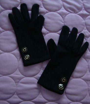 Gants de femme T7 en tissu satiné doublé tissu