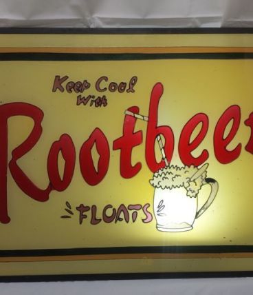 Vitrail  "Keep Cool With Rootbeer Float"                