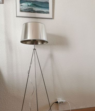 Beau lampadaire vintage H123 cm