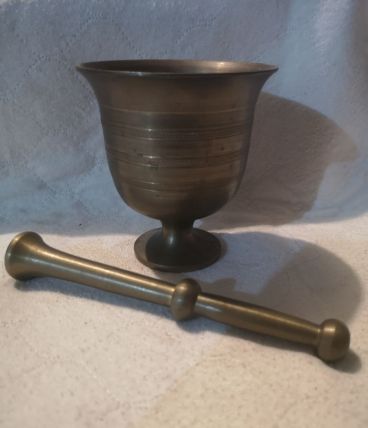 BEAU MORTIER en Bronze avec son pilon bronze 