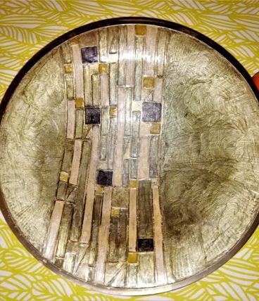 Coupelle métal emaillé