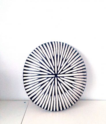 Bouclier traditionnel Africain Bamiliké,bois massif