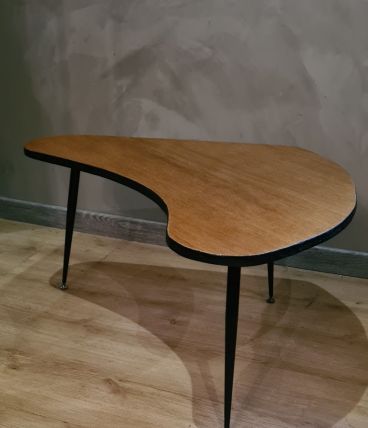 table basse  pied fuseaux  92x72h44  vintage voir photos