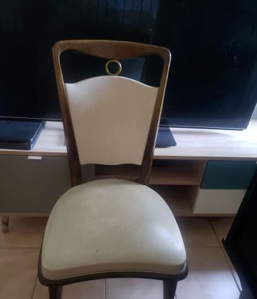 6 chaises vintage sixties année  1960/1970