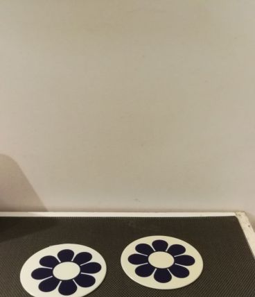 4 Sous de verre à fleur 