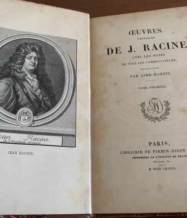 Œuvres poétiques de Jean Racine en 3 tomes 1886