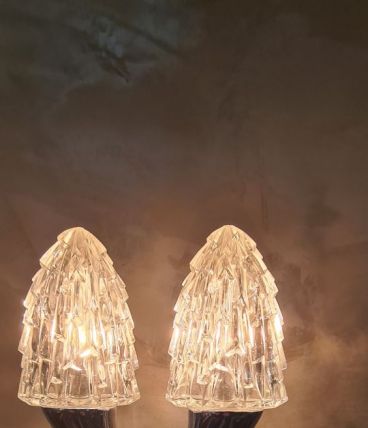 lampadaire vintage shades vintage années 60 a 80  metal gris