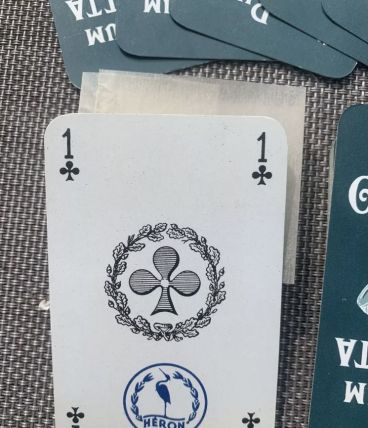 Jeu de 32 cartes vintage rhum Georgetta Bordeaux 50/60 