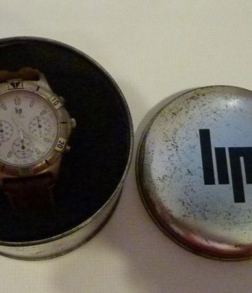 Ancienne montre chronographe LIP water resistant référence V