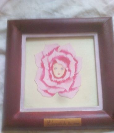 L'esprit de la rose : peinture originale