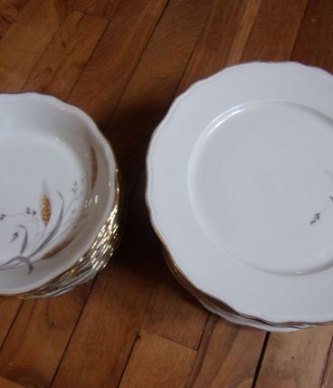service porcelaine Philips Deshoulières vintage