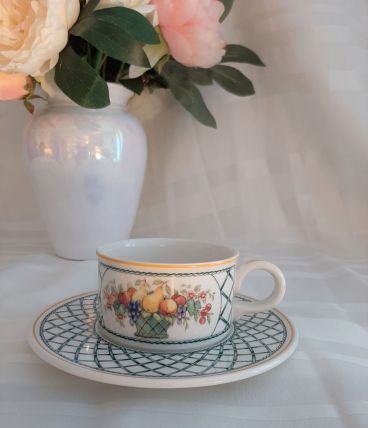 Tasse et sous-tasse Villeroy &amp; Boch 