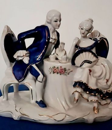 Couple marquise - marquis en porcelaine fine