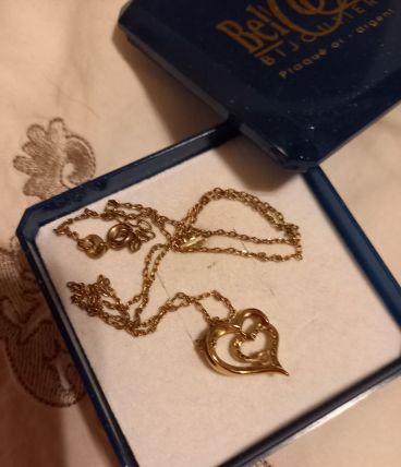 Chaîne pendentif cœur 