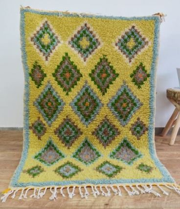 156x102cm Tapis berbere marocain 